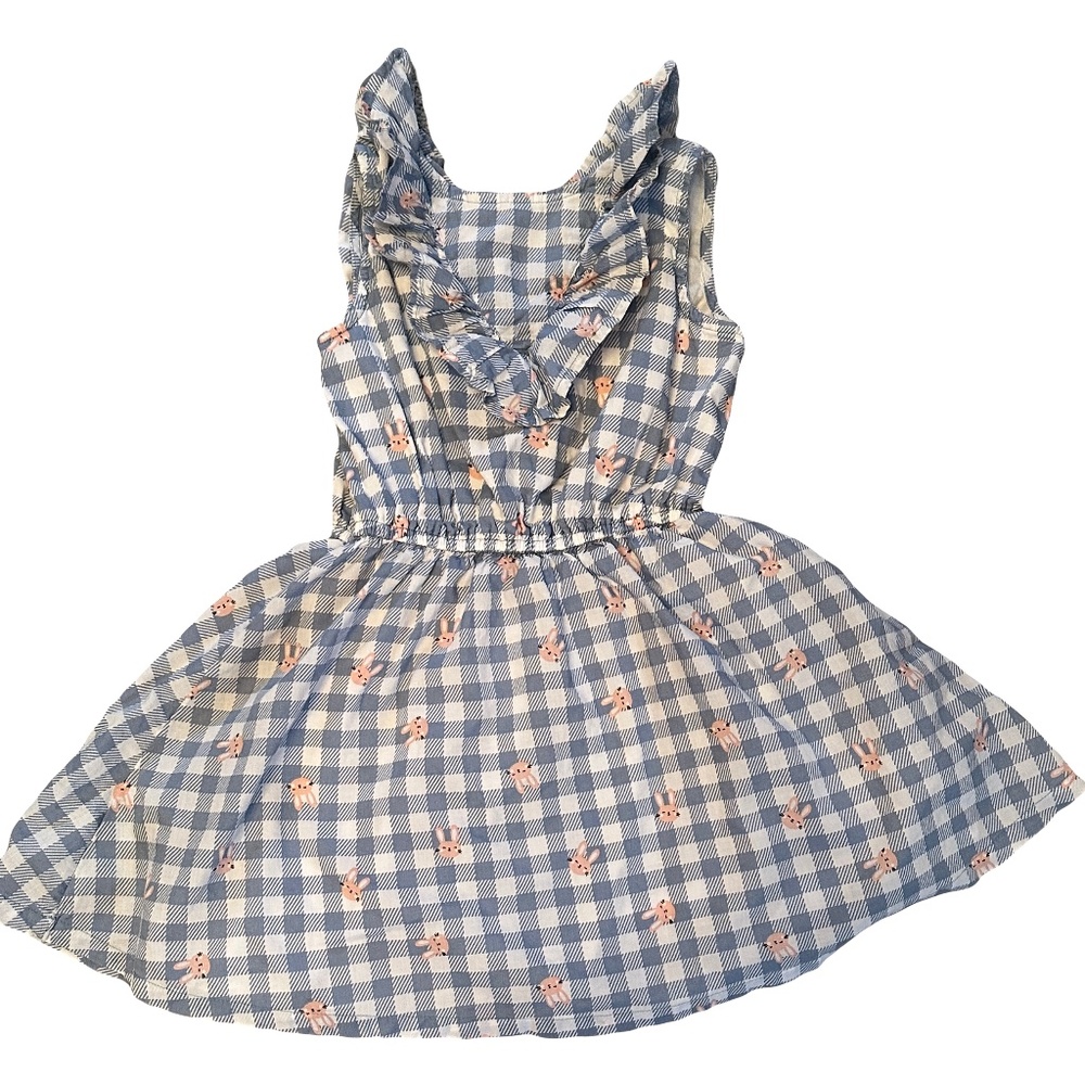 Tucker + Tate Girls Bunny Gingham Dress Size 3